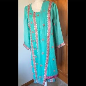 Georgette Salwar Suit with Heavy embroidery work